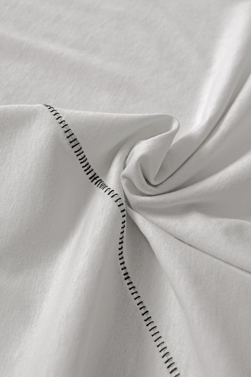 thom/krom STITCHING BASIC FIT T-SHIRT / SILKY COTTON JERSEY (DUNE) - Image 10