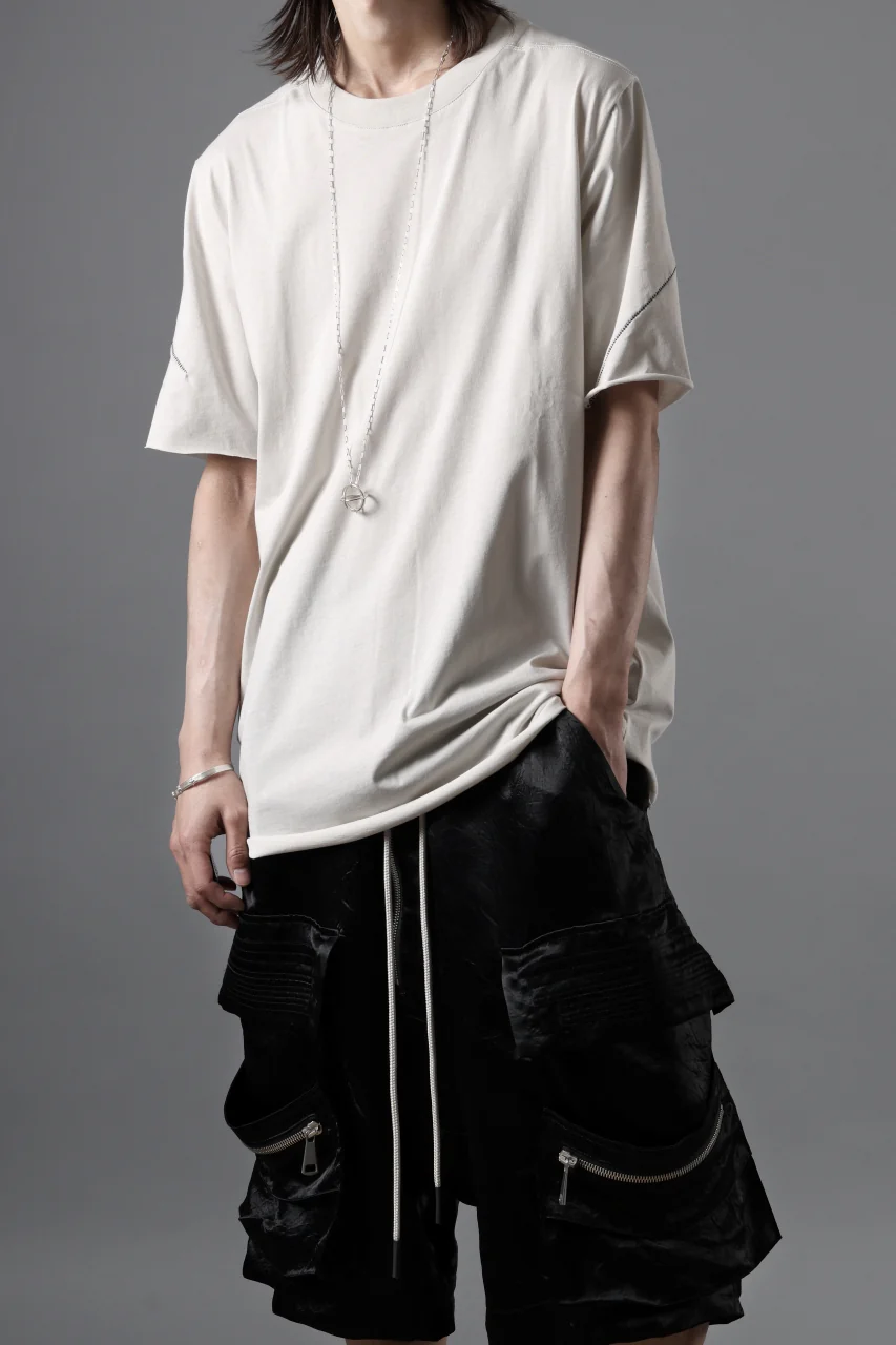 thom/krom STITCHING BASIC FIT T-SHIRT / SILKY COTTON JERSEY (DUNE) - Image 11
