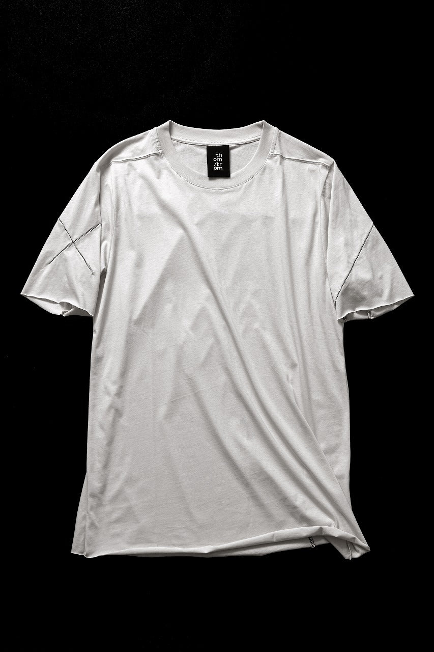 thom/krom STITCHING BASIC FIT T-SHIRT / SILKY COTTON JERSEY (DUNE) - Image 2