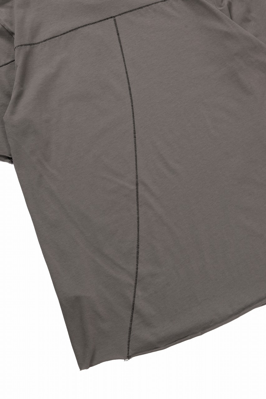 thom/krom STITCHING BASIC FIT T-SHIRT / SILKY COTTON JERSEY (ROCK) - Image 11