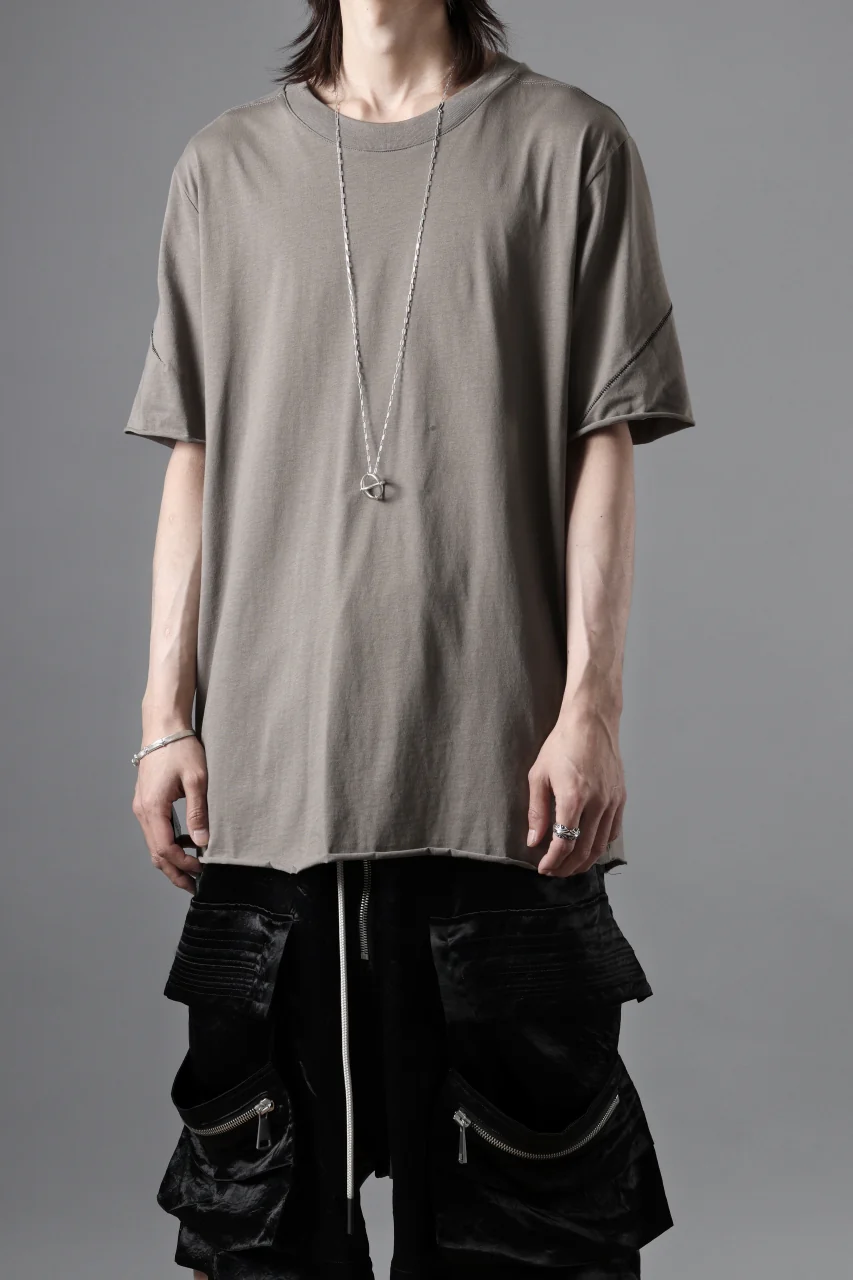 thom/krom STITCHING BASIC FIT T-SHIRT / SILKY COTTON JERSEY (ROCK) - Image 14