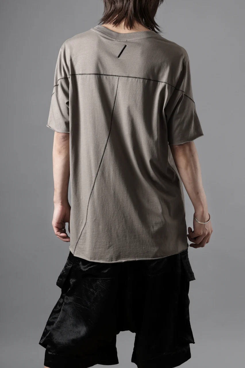 thom/krom STITCHING BASIC FIT T-SHIRT / SILKY COTTON JERSEY (ROCK) - Image 17