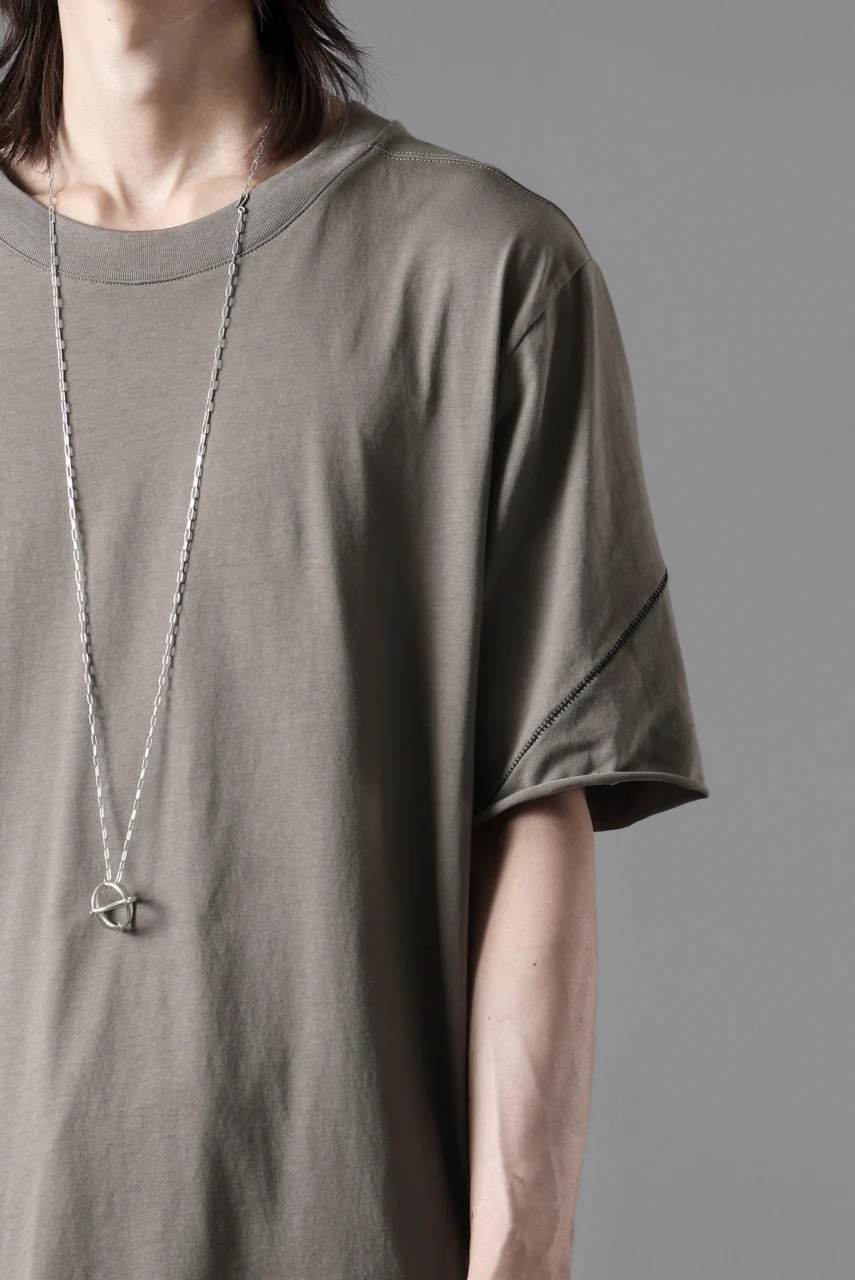 thom/krom STITCHING BASIC FIT T-SHIRT / SILKY COTTON JERSEY (ROCK) - Image 18