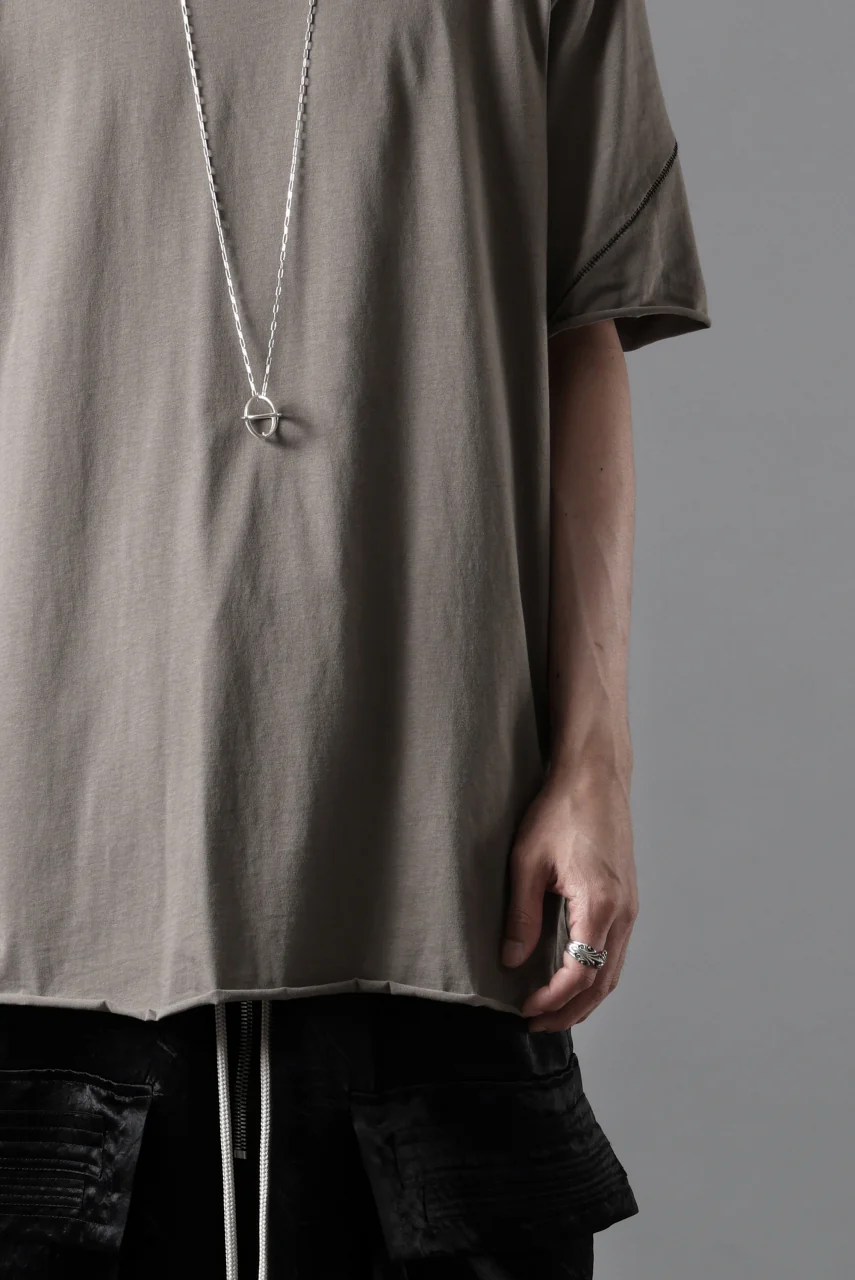 thom/krom STITCHING BASIC FIT T-SHIRT / SILKY COTTON JERSEY (ROCK) - Image 19