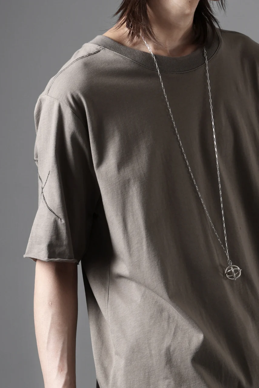 thom/krom STITCHING BASIC FIT T-SHIRT / SILKY COTTON JERSEY (ROCK) - Image 21