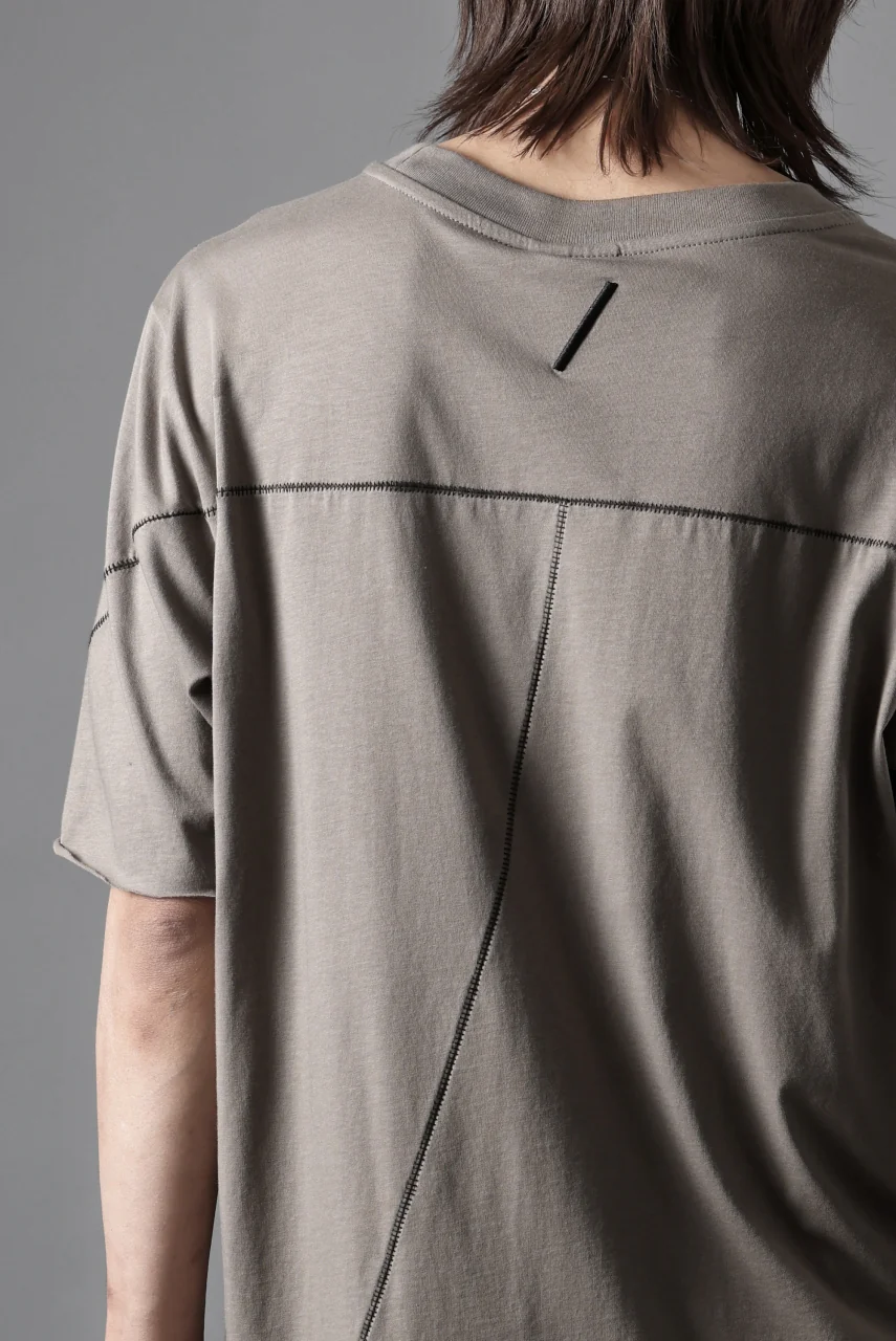 thom/krom STITCHING BASIC FIT T-SHIRT / SILKY COTTON JERSEY (ROCK) - Image 22