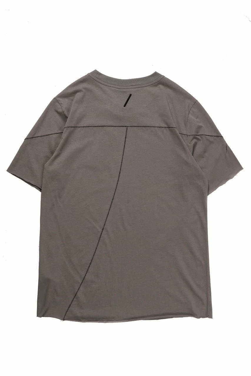 thom/krom STITCHING BASIC FIT T-SHIRT / SILKY COTTON JERSEY (ROCK) - Image 3