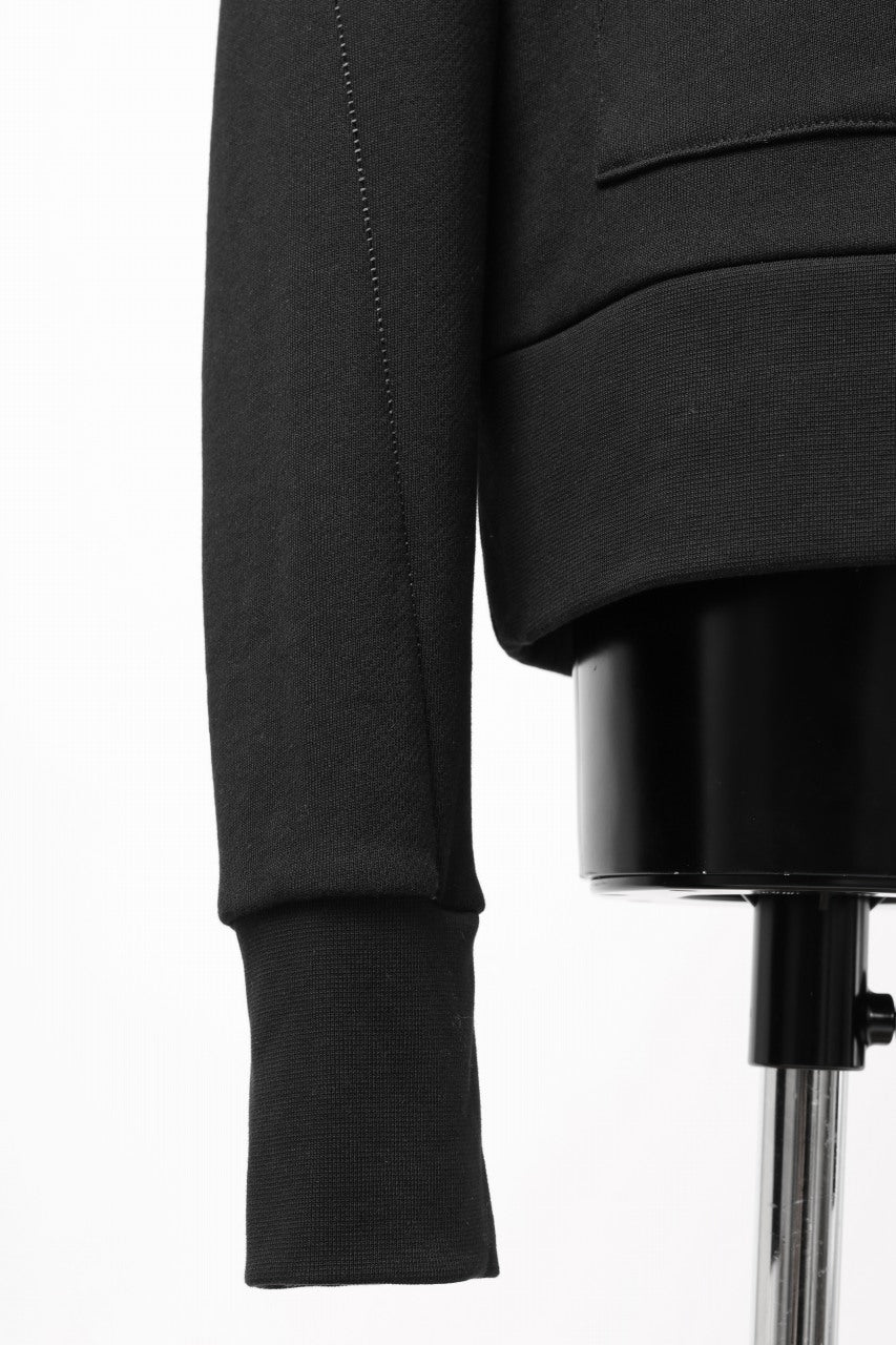 thom/krom SWEAT HOODIE PARKA / ORGANIC FRENCH TERRY (BLACK) - Image 21