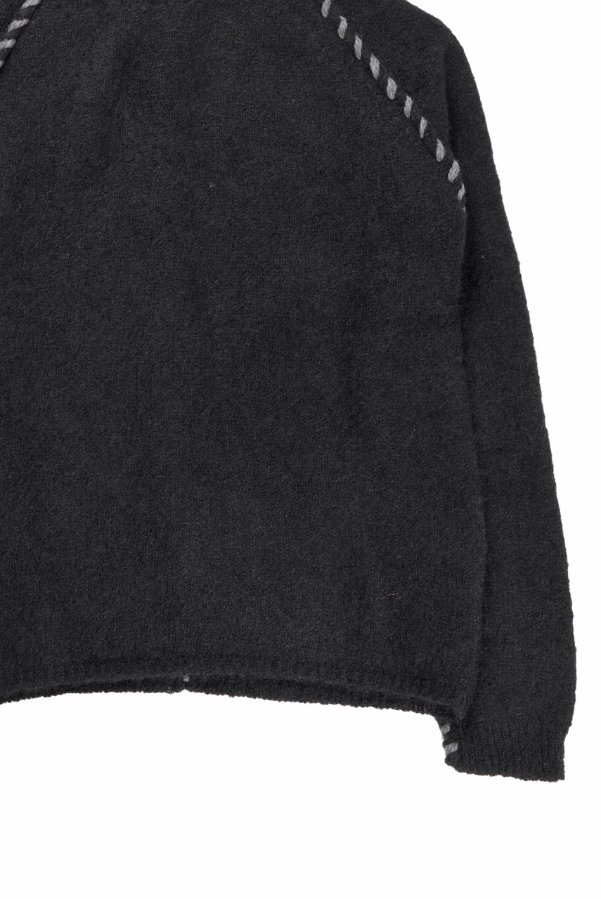 thom/krom TURTLE NECK KNIT SWEATER / ALPACA WOOL (BLACK) - Image 7