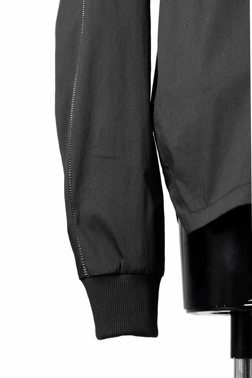 thom/krom WORK POCKET JACKET / ELASTIC COTTON & POLYAMIDE (BLACK) - Image 16