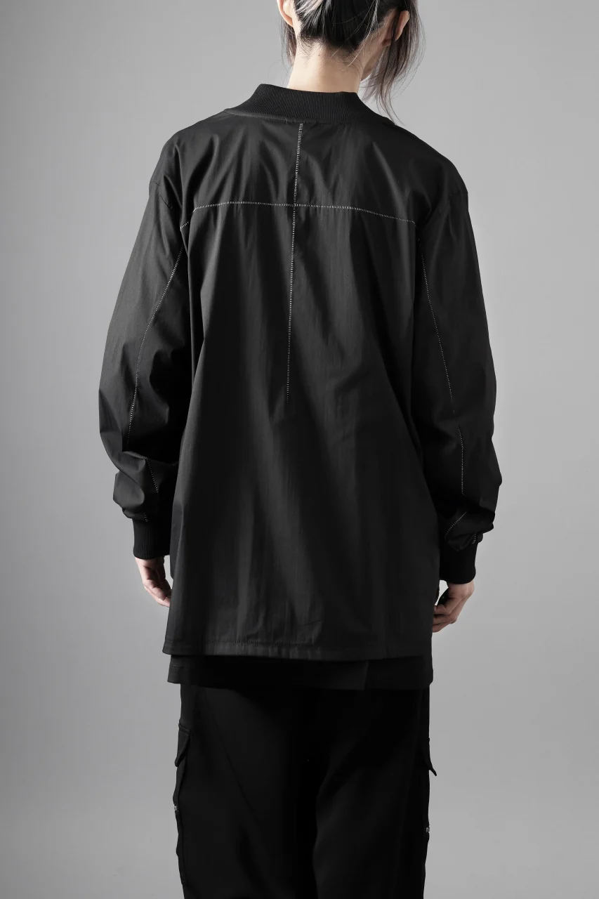 thom/krom WORK POCKET JACKET / ELASTIC COTTON & POLYAMIDE (BLACK) - Image 9