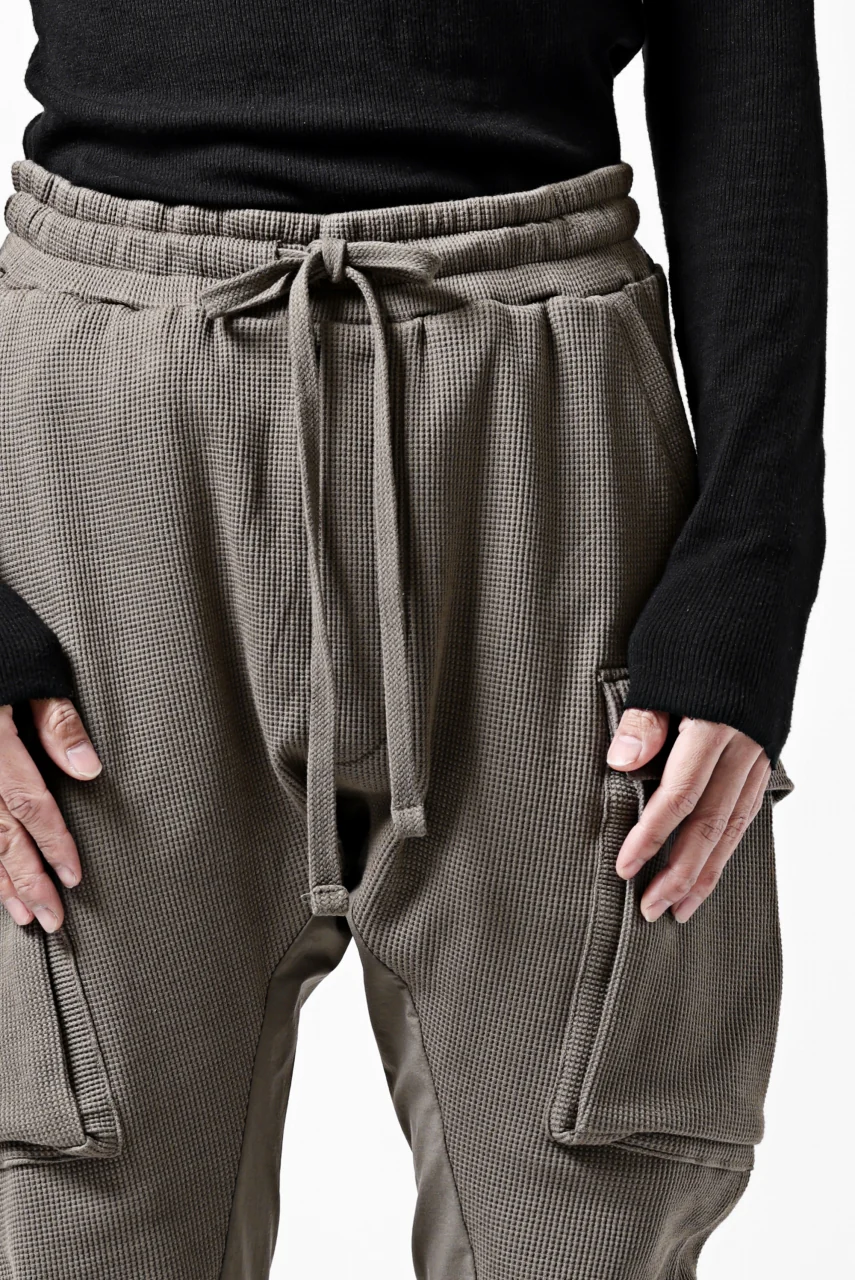 thom/krom WORKED EASY JOGGER PANTS / WAFFLE JERSEY (FOSSIL) - Image 16