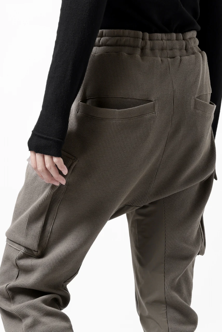 thom/krom WORKED EASY JOGGER PANTS / WAFFLE JERSEY (FOSSIL) - Image 20