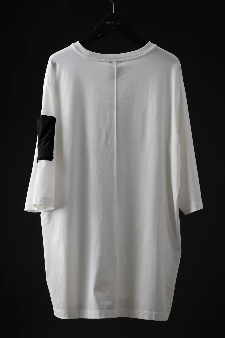 thom/krom ZIP POCKET SHORT SLEEVE TEE / COTTON JERSEY (CREAM) - Image 10