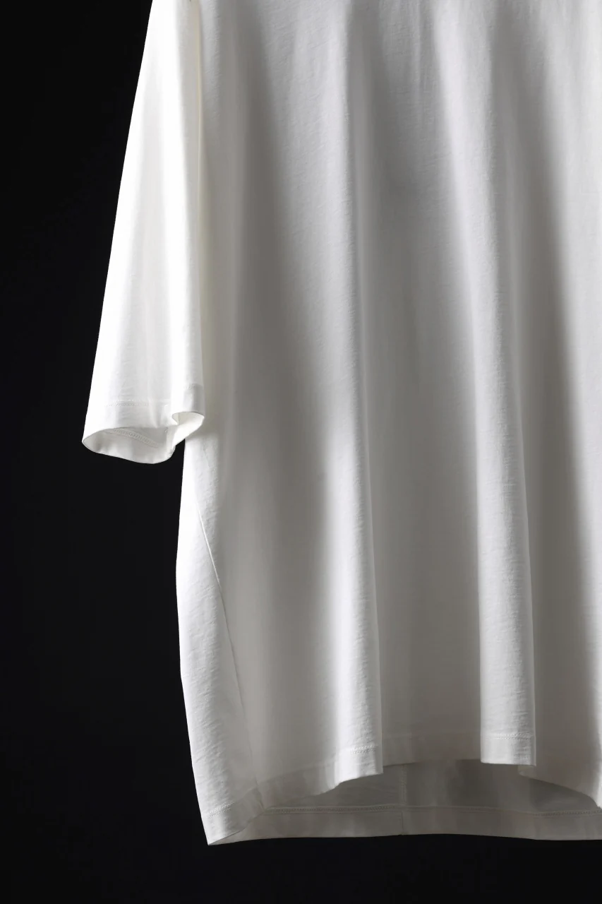 thom/krom ZIP POCKET SHORT SLEEVE TEE / COTTON JERSEY (CREAM) - Image 12
