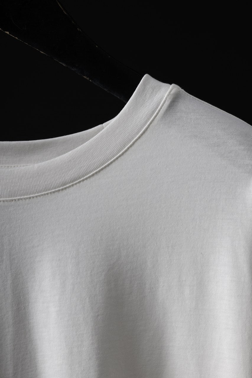 thom/krom ZIP POCKET SHORT SLEEVE TEE / COTTON JERSEY (CREAM) - Image 13