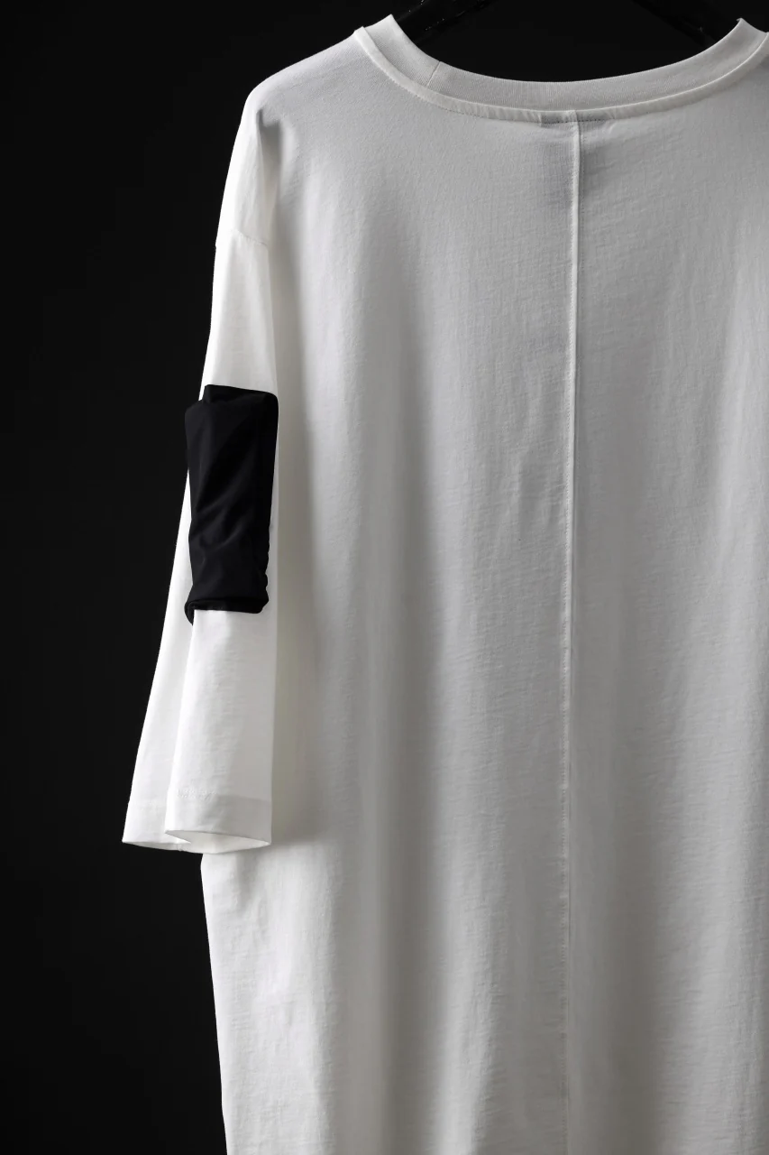 thom/krom ZIP POCKET SHORT SLEEVE TEE / COTTON JERSEY (CREAM) - Image 16