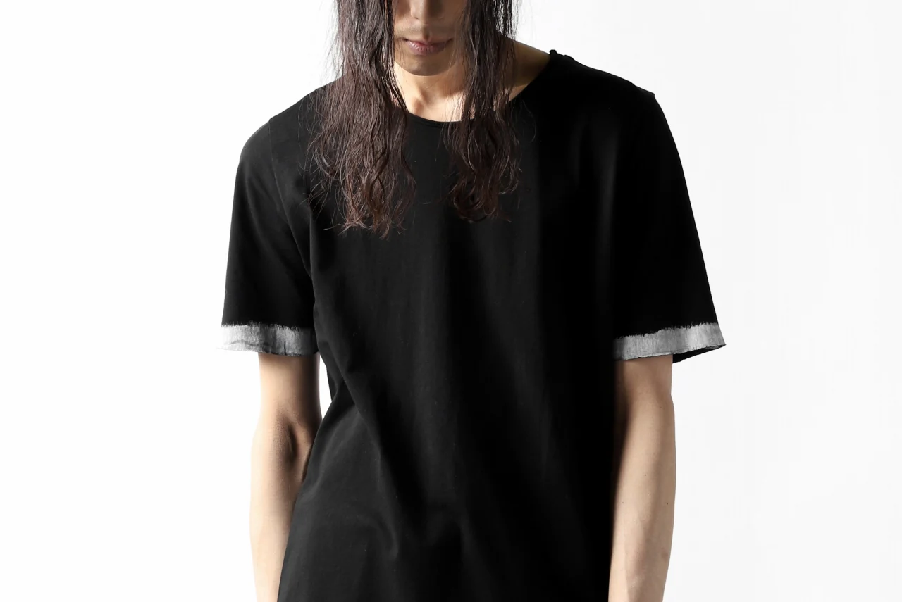 thomkrom BRUSH PAINT END T-SHIRT (BLACK) - Image 11
