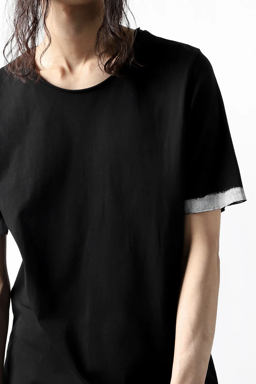 thomkrom BRUSH PAINT END T-SHIRT (BLACK) - Image 8