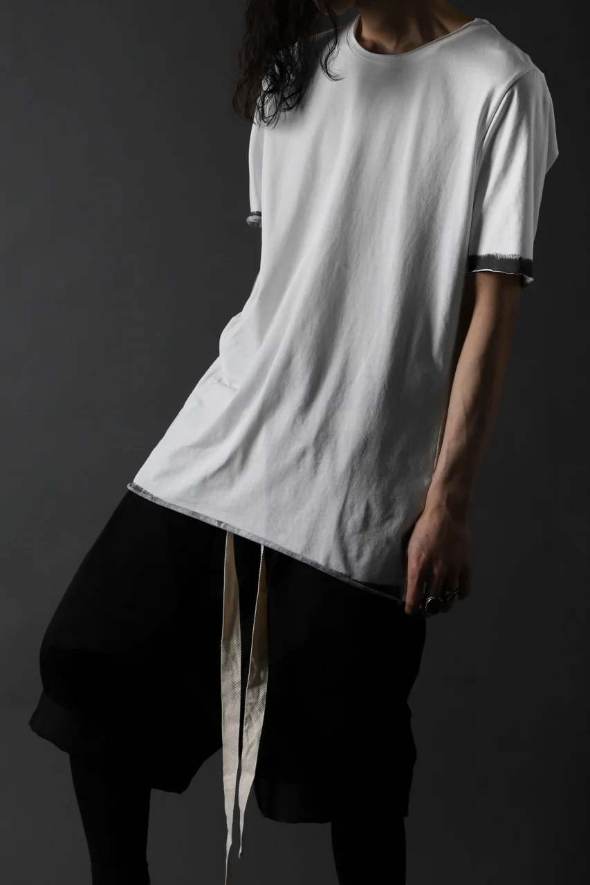 thomkrom BRUSH PAINT END T-SHIRT (OFF WHITE) - Image 12