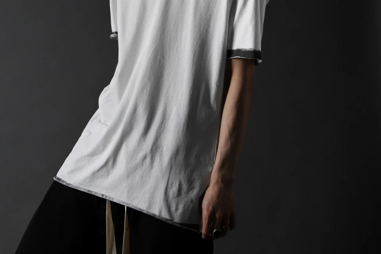thomkrom BRUSH PAINT END T-SHIRT (OFF WHITE) - Image 20