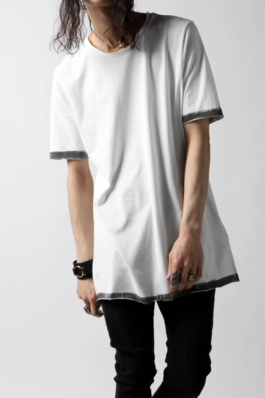 thomkrom BRUSH PAINT END T-SHIRT (OFF WHITE) - Image 6