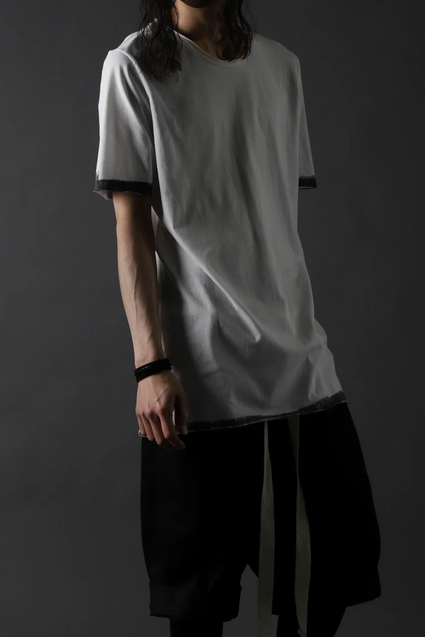 thomkrom BRUSH PAINT END T-SHIRT (OFF WHITE) - Image 8