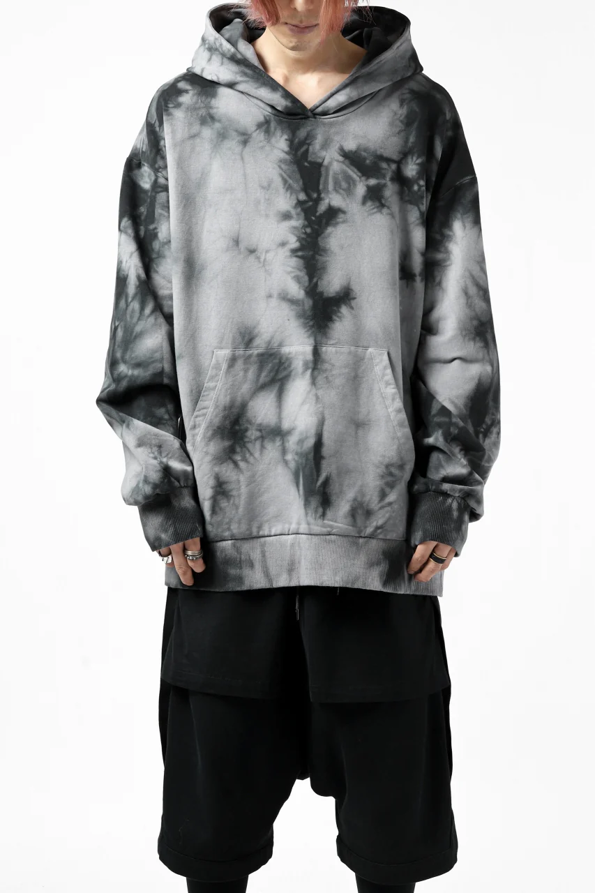thomkrom DYEING SWEATSHIRT HOODIE / FRENCH TERRY ORGANIC (MARBLE T109)