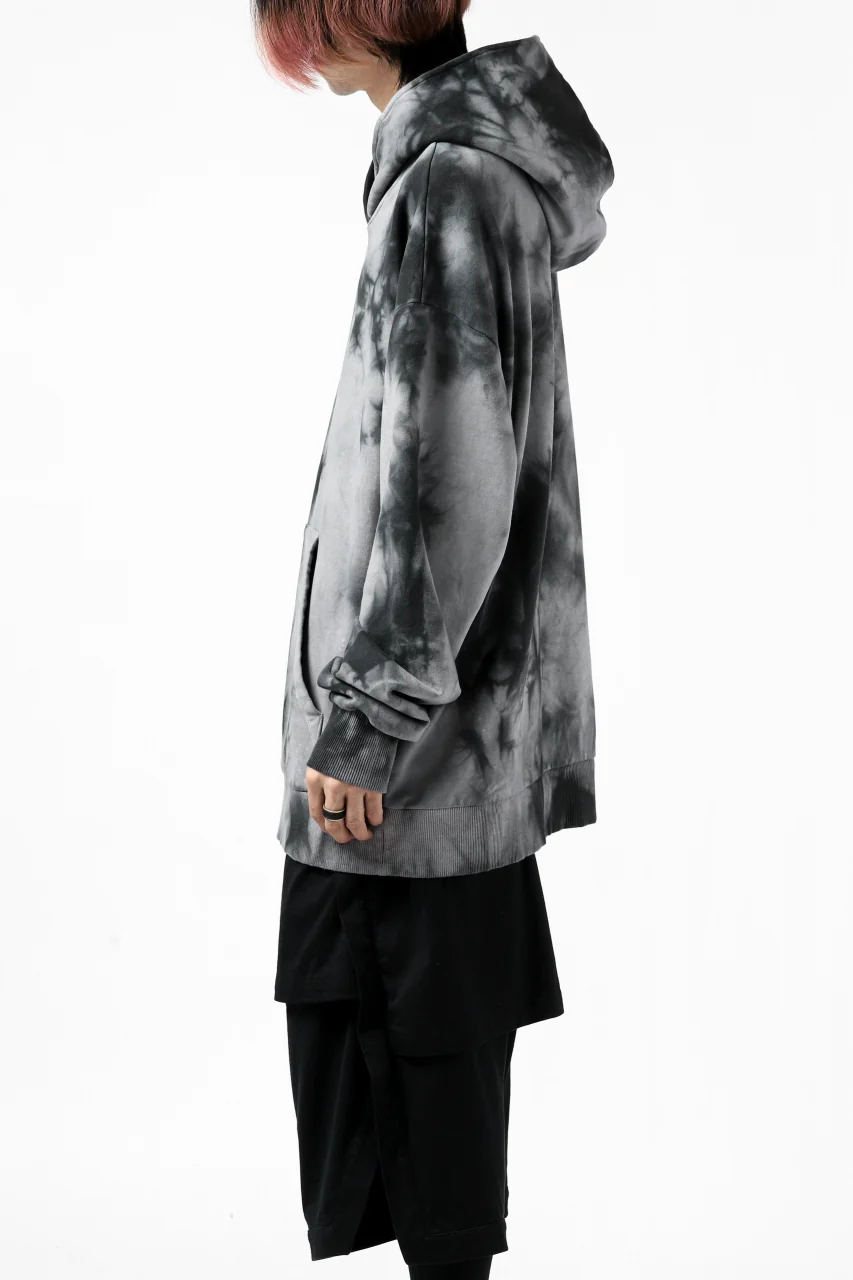 thomkrom DYEING SWEATSHIRT HOODIE / FRENCH TERRY ORGANIC (MARBLE T109) - Image 11