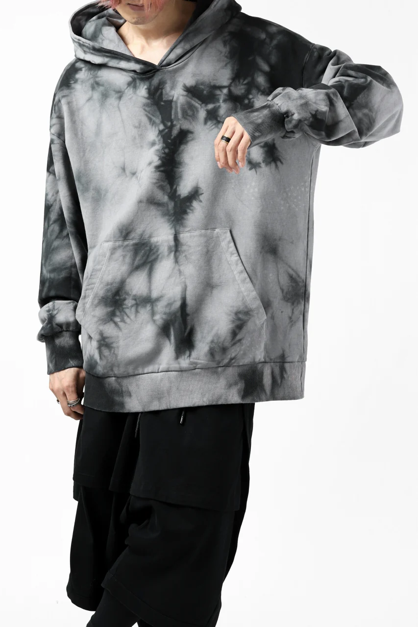 thomkrom DYEING SWEATSHIRT HOODIE / FRENCH TERRY ORGANIC (MARBLE T109) - Image 13