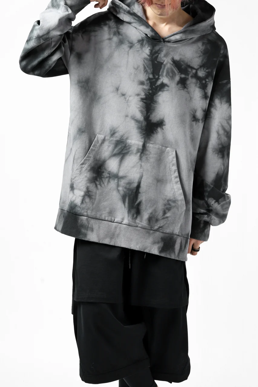 thomkrom DYEING SWEATSHIRT HOODIE / FRENCH TERRY ORGANIC (MARBLE T109) - Image 14