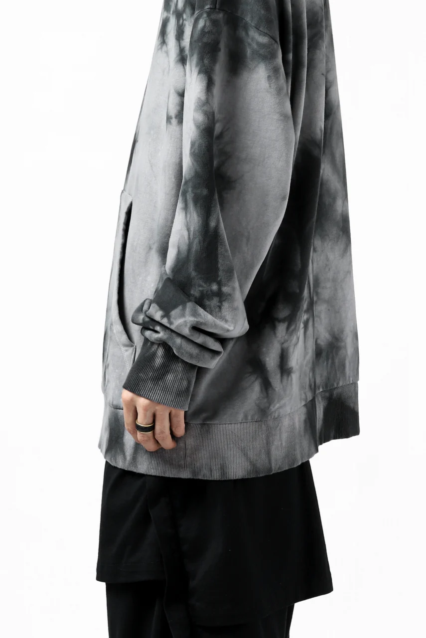 thomkrom DYEING SWEATSHIRT HOODIE / FRENCH TERRY ORGANIC (MARBLE T109) - Image 18