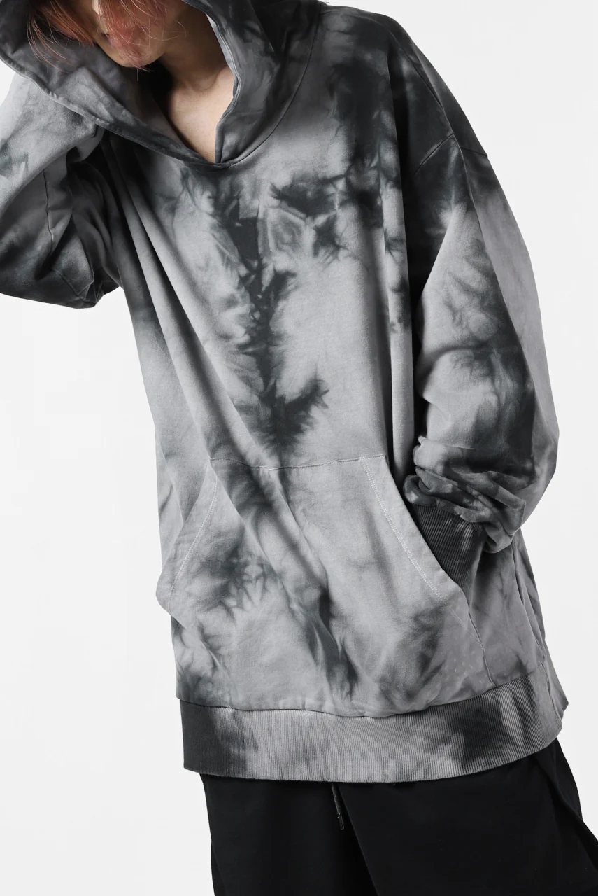 thomkrom DYEING SWEATSHIRT HOODIE / FRENCH TERRY ORGANIC (MARBLE T109) - Image 19