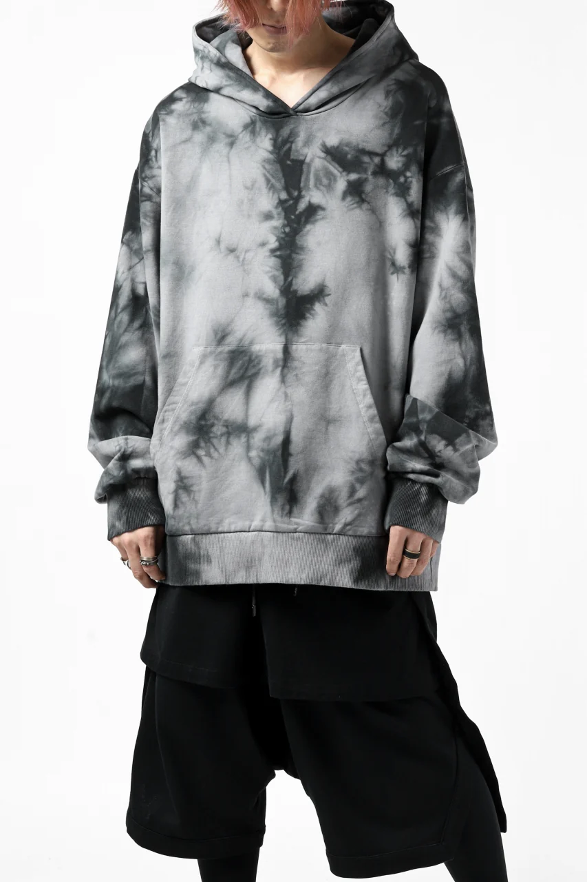 thomkrom DYEING SWEATSHIRT HOODIE / FRENCH TERRY ORGANIC (MARBLE T109) - Image 7