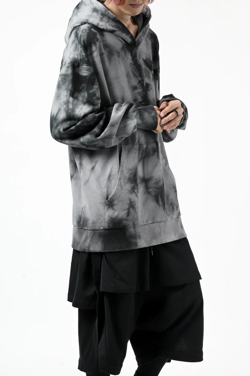 thomkrom DYEING SWEATSHIRT HOODIE / FRENCH TERRY ORGANIC (MARBLE T109) - Image 9