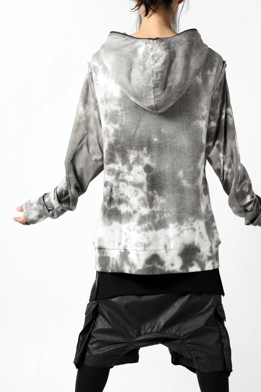 thomkrom DYEING SWITCH ZIPPER HOODIE (MARBLE) - Image 11