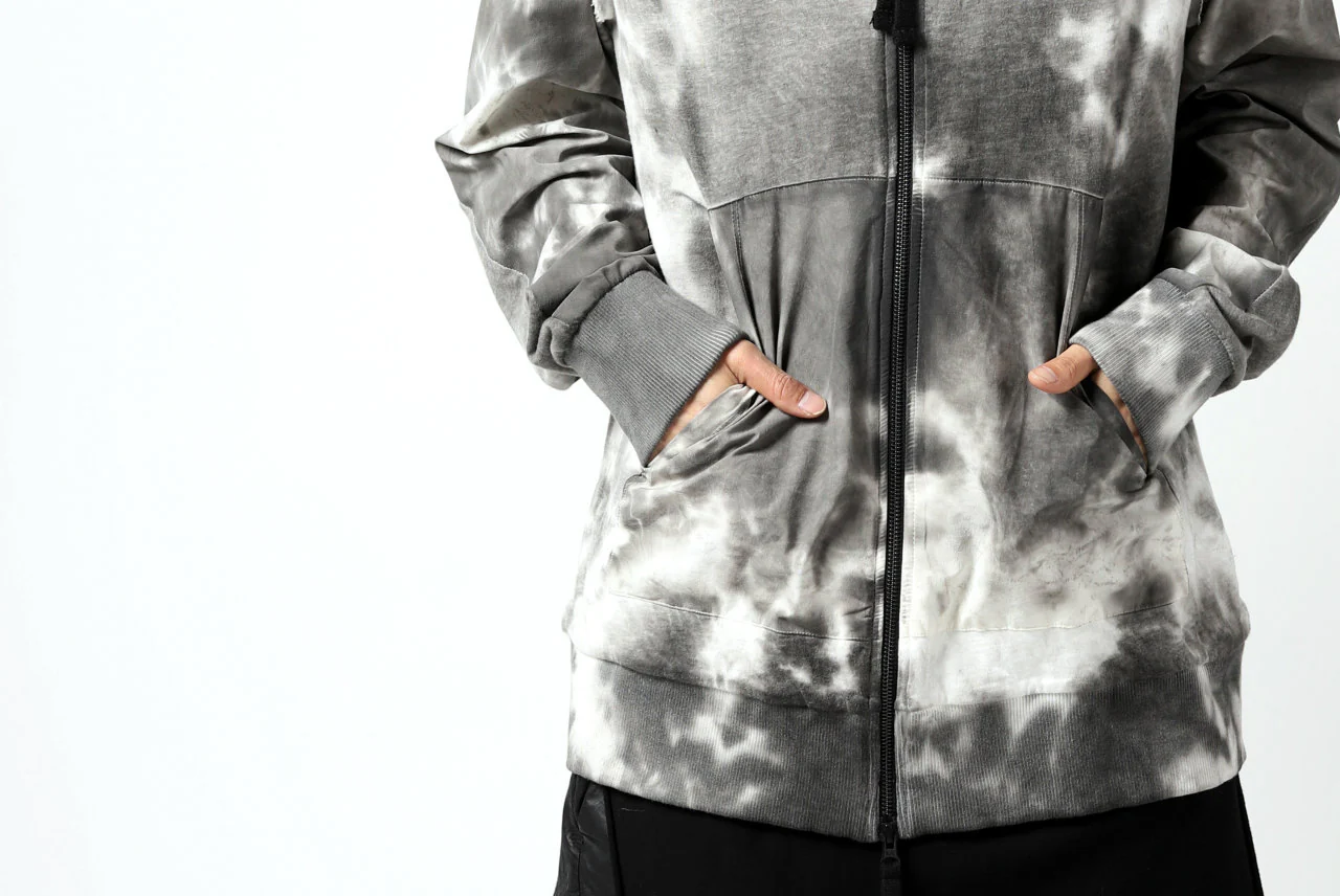 thomkrom DYEING SWITCH ZIPPER HOODIE (MARBLE) - Image 22
