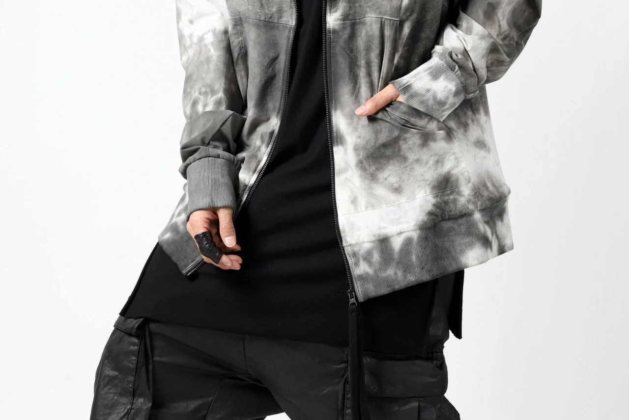 thomkrom DYEING SWITCH ZIPPER HOODIE (MARBLE) - Image 23