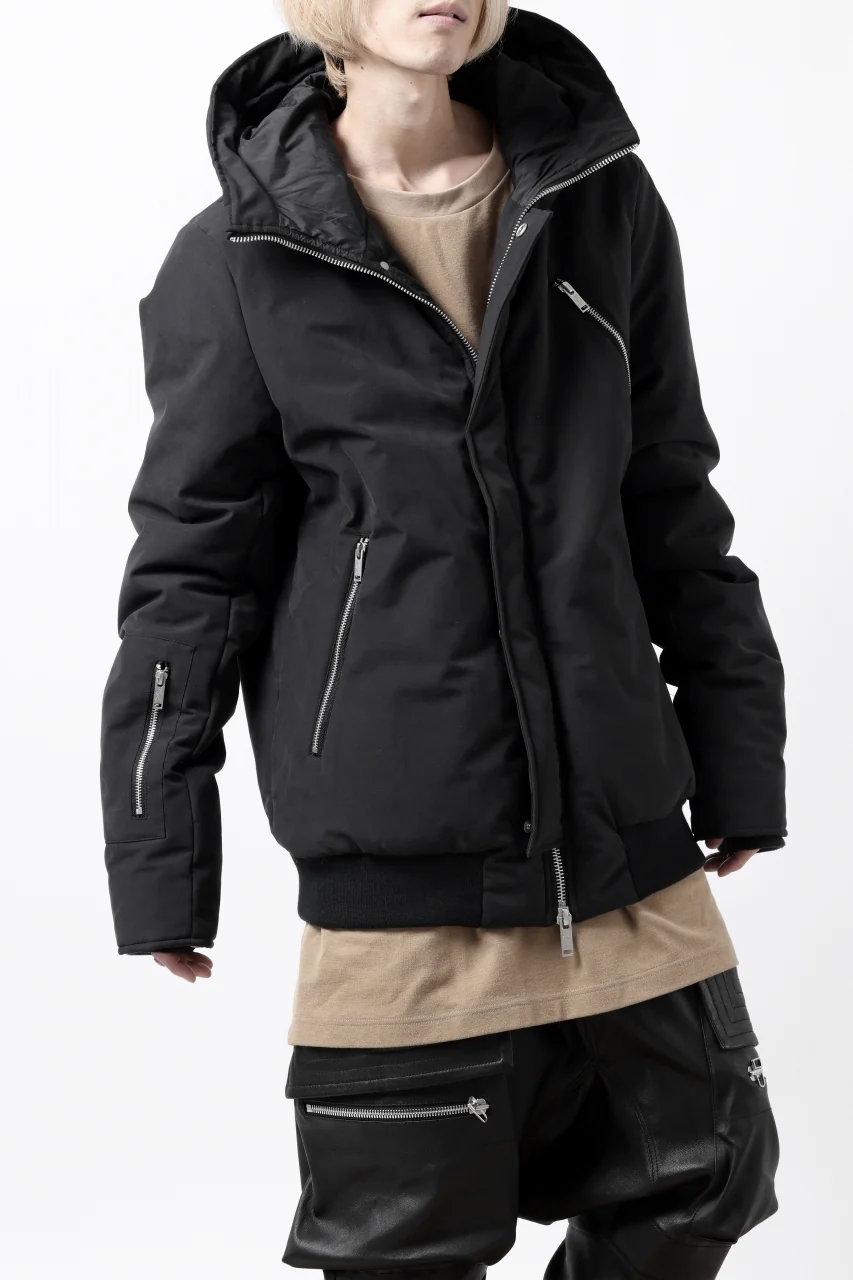 thomkrom HOODIE ZIP JACKET / WARM PADDED (BLACK) - Image 13