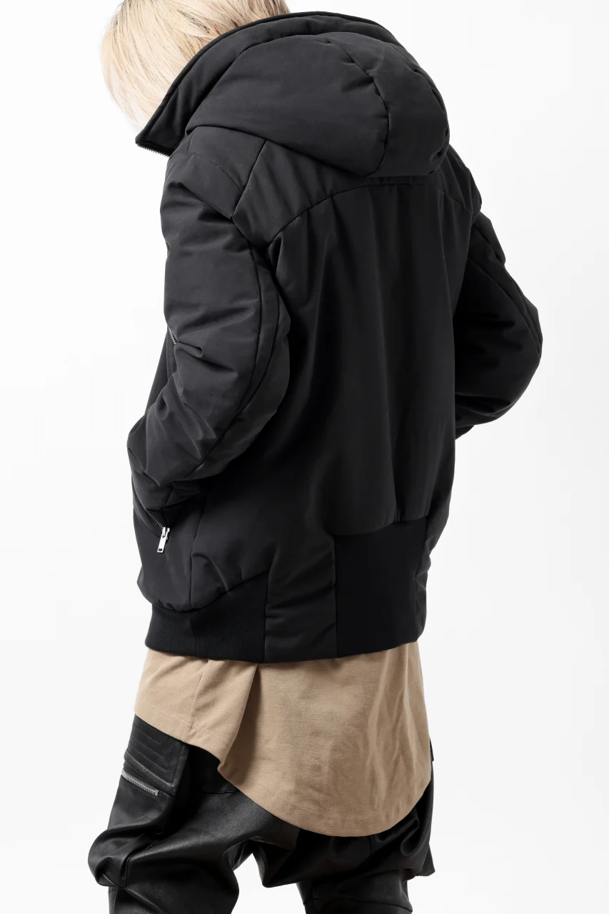 thomkrom HOODIE ZIP JACKET / WARM PADDED (BLACK) - Image 17