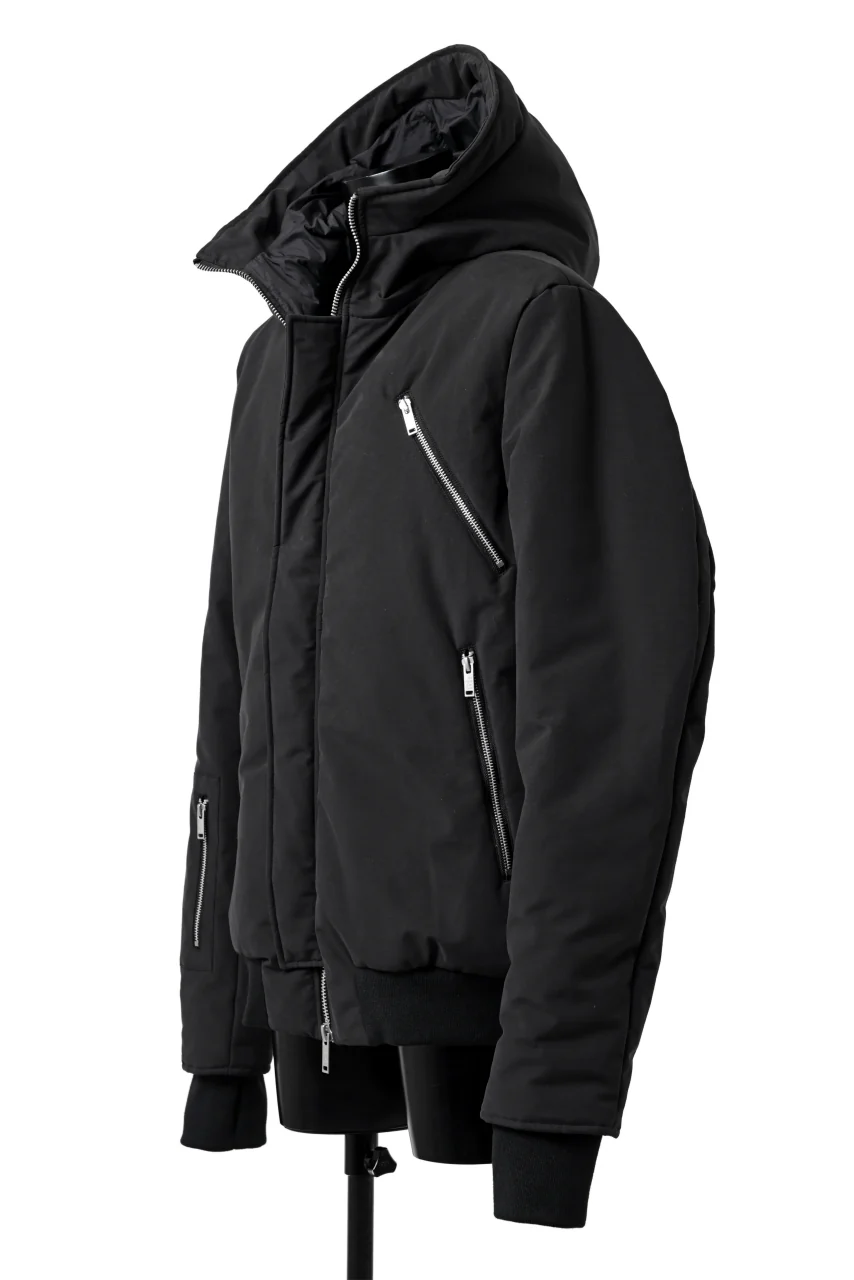 thomkrom HOODIE ZIP JACKET / WARM PADDED (BLACK) - Image 27