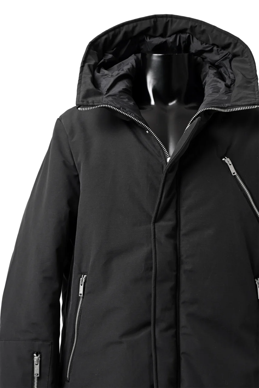 thomkrom HOODIE ZIP JACKET / WARM PADDED (BLACK) - Image 41