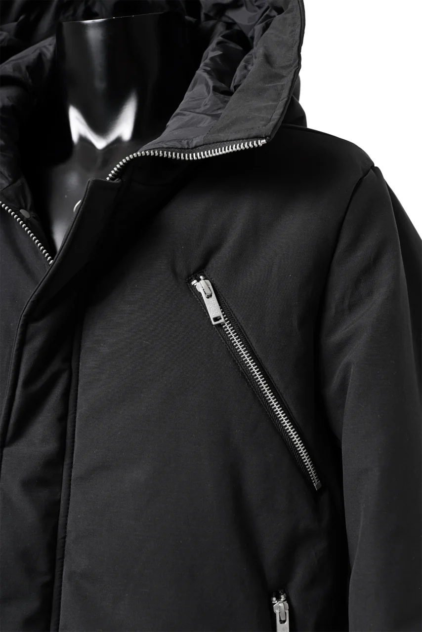 thomkrom HOODIE ZIP JACKET / WARM PADDED (BLACK) - Image 43
