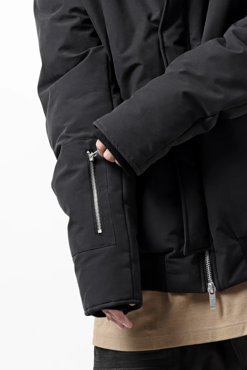 thomkrom HOODIE ZIP JACKET / WARM PADDED (BLACK) - Image 58