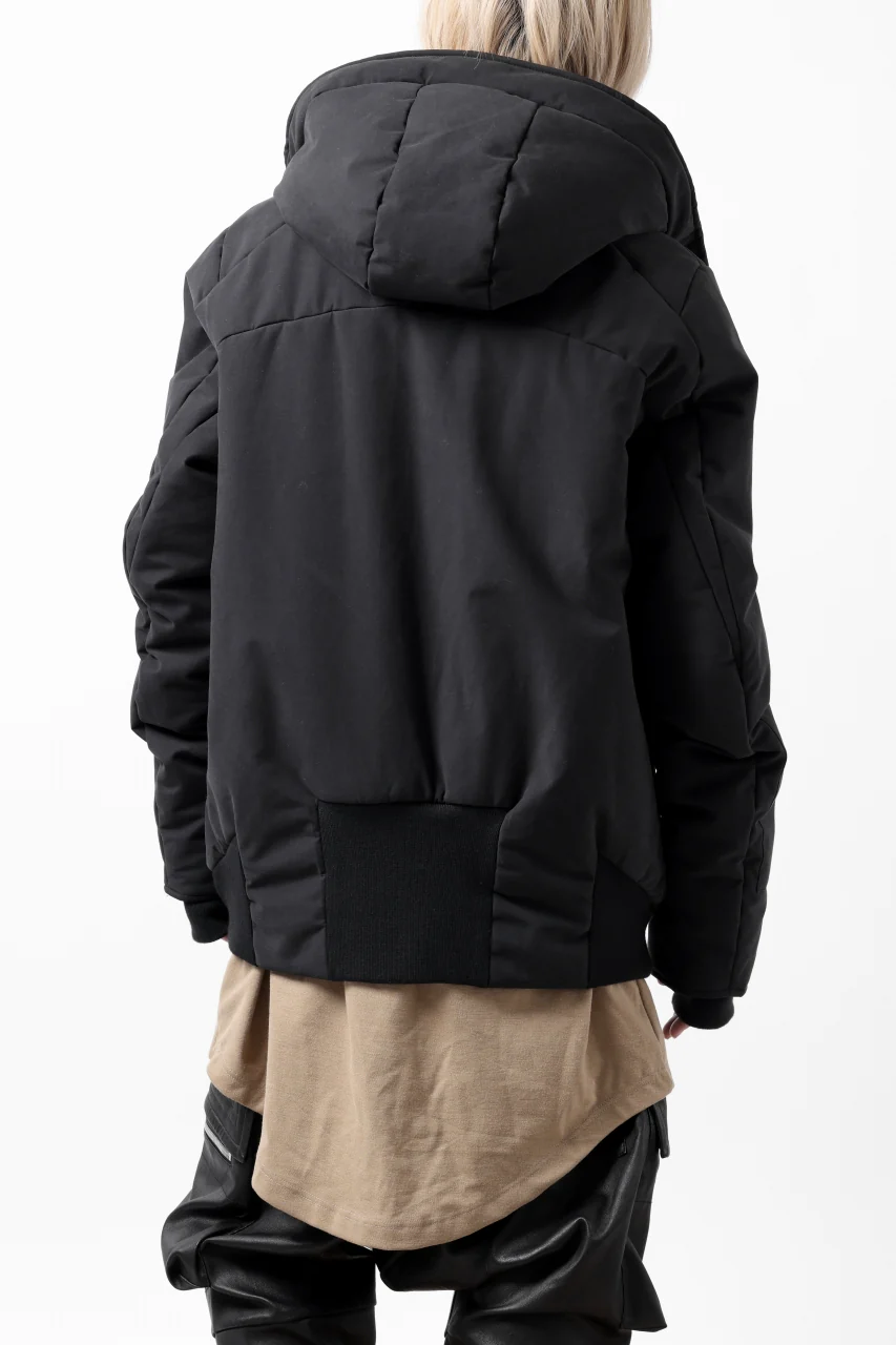thomkrom HOODIE ZIP JACKET / WARM PADDED (BLACK) - Image 6