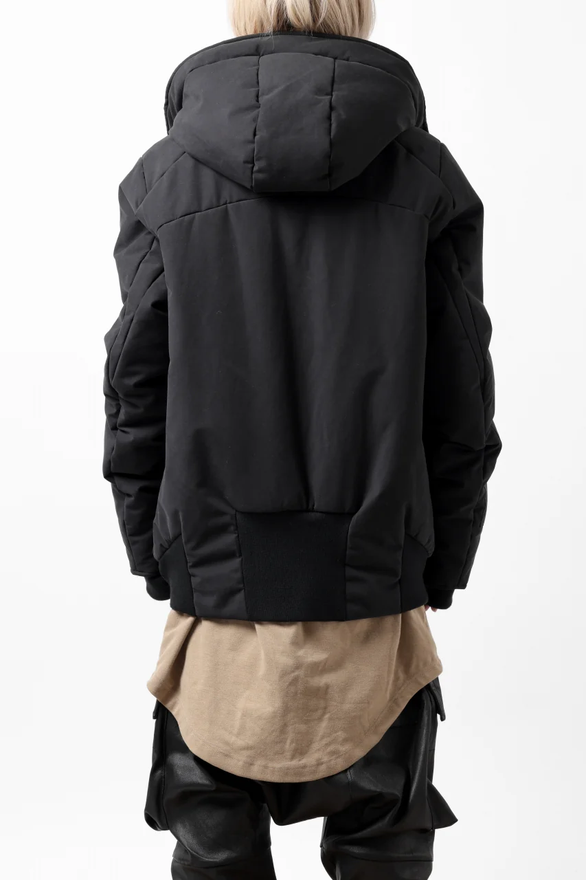 thomkrom HOODIE ZIP JACKET / WARM PADDED (BLACK) - Image 9