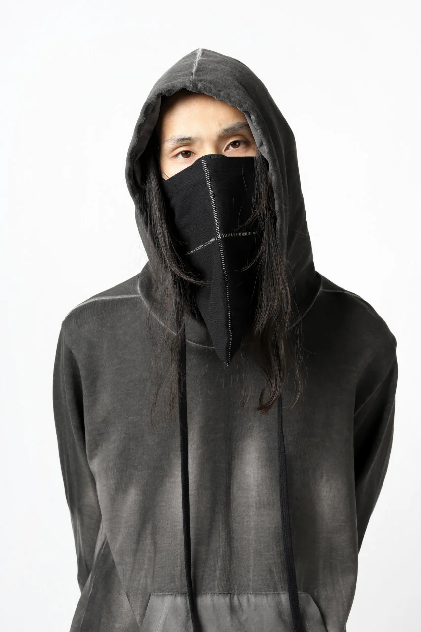 thomkrom JERSEY COVERED MASK / BANDANA (BLACK) - Image 3