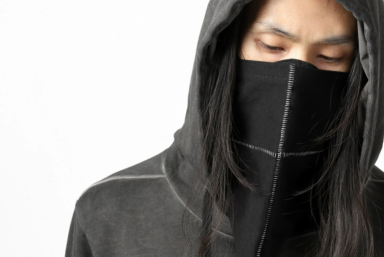 thomkrom JERSEY COVERED MASK / BANDANA (BLACK) - Image 7