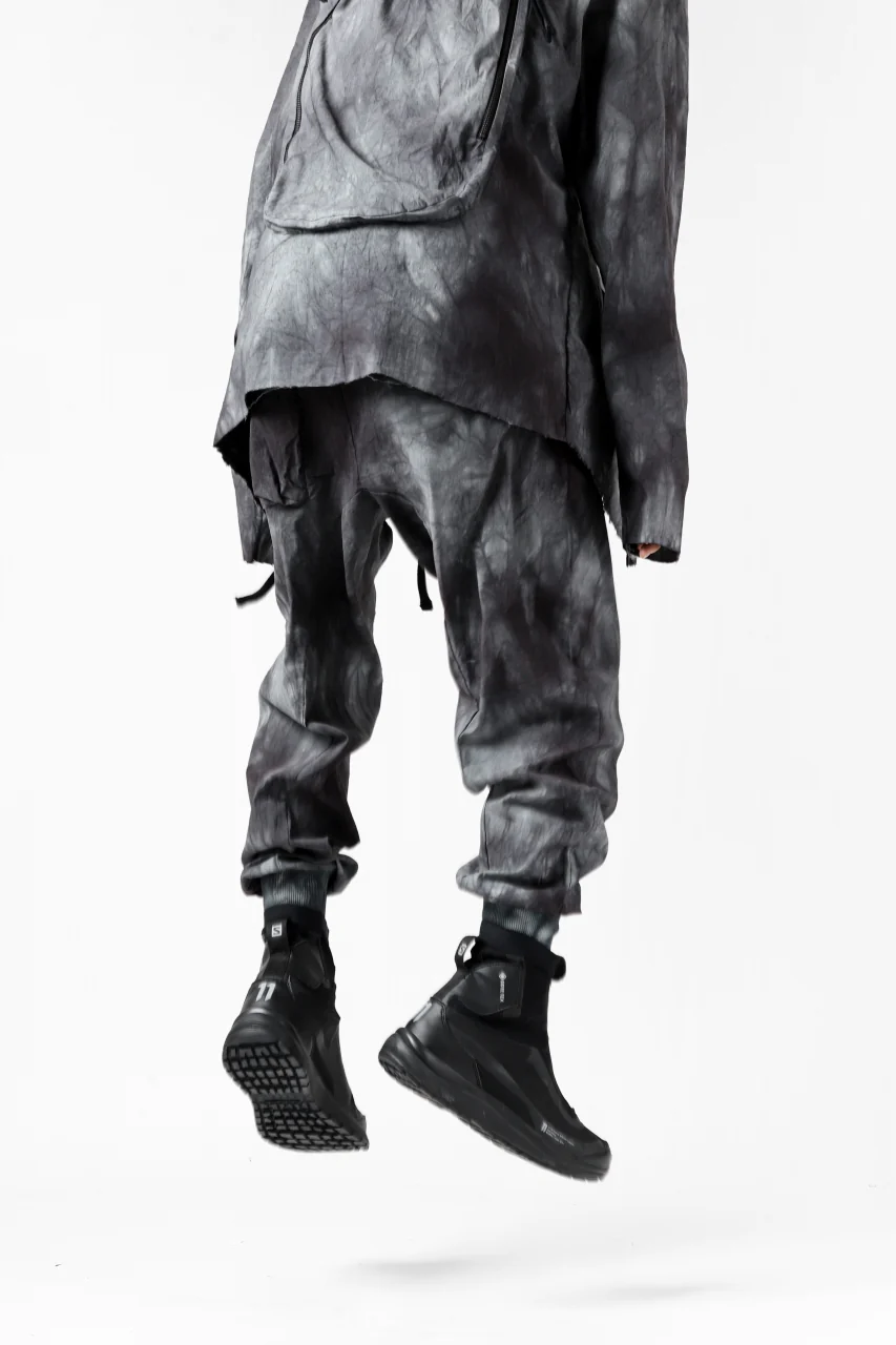 thomkrom LOW CROTCH JOGGER PANTS / DYEING WOVEN ELASTIC (MARBLE T109) - Image 12