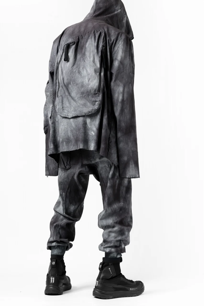 thomkrom LOW CROTCH JOGGER PANTS / DYEING WOVEN ELASTIC (MARBLE T109) - Image 14
